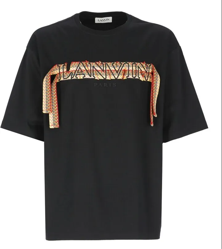 Lanvin Logo Embroidered Crewneck T-Shirt
