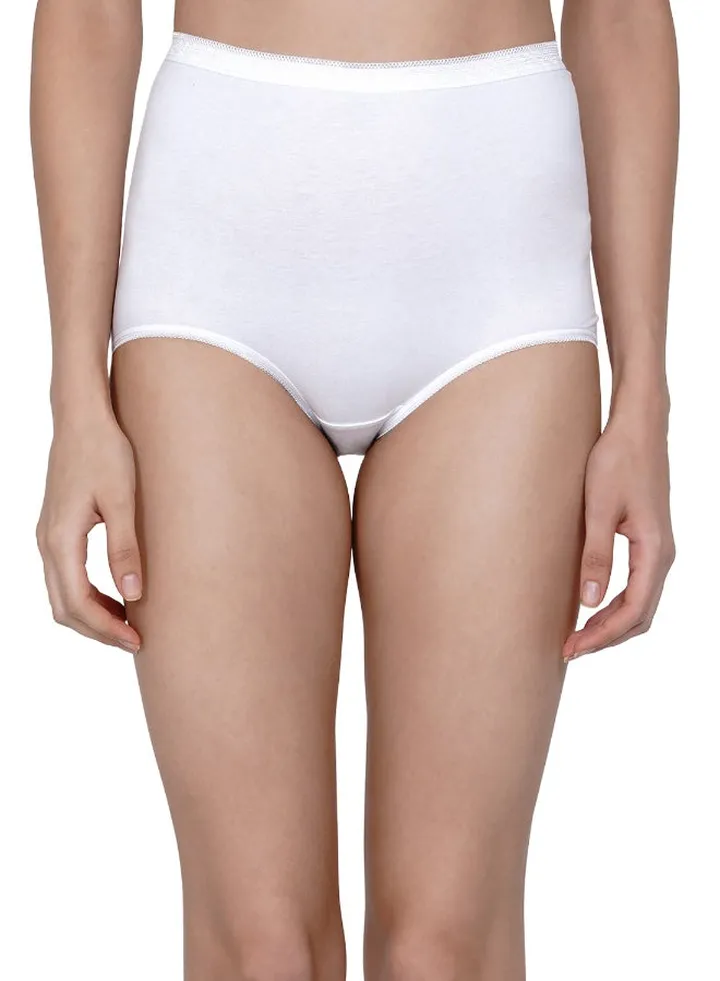 High Waisted Soft Panty White