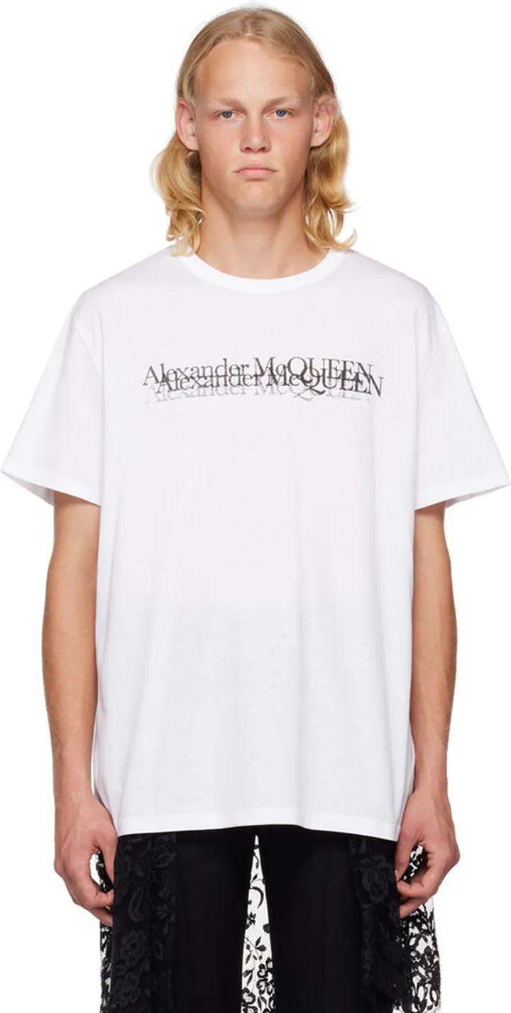 Alexander McQueen White Stamp T-Shirt