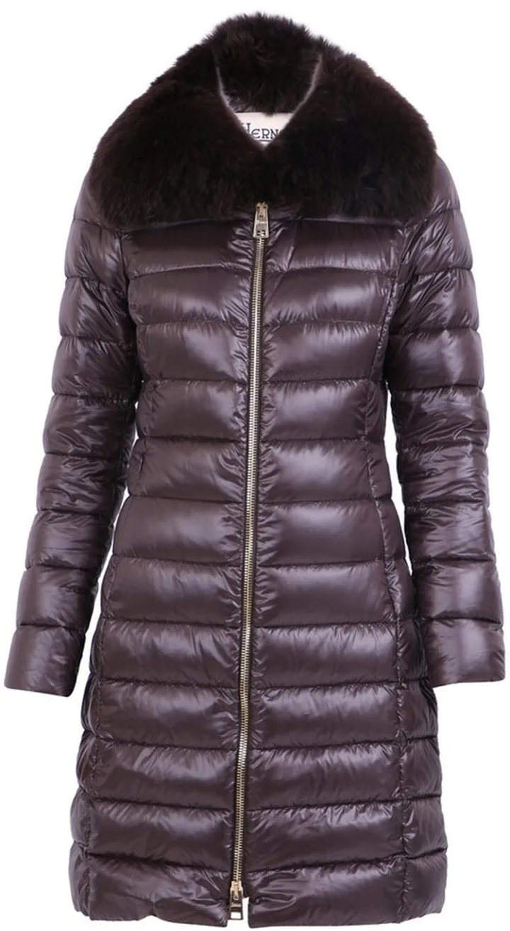 Herno Elisa Fur Trimmed Padded Coat