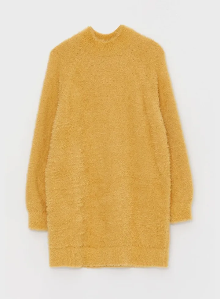 High Neck Knitted Tunic