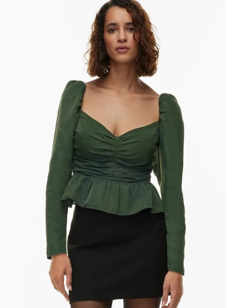 Noir Green Top