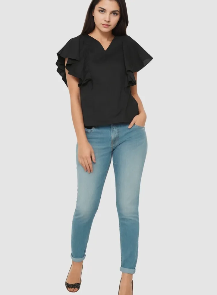 Bohemain Black Top