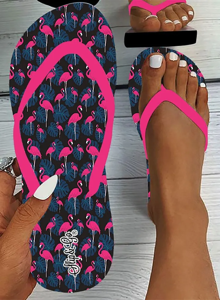 Women's Medical Slipper With Multi-colored Print