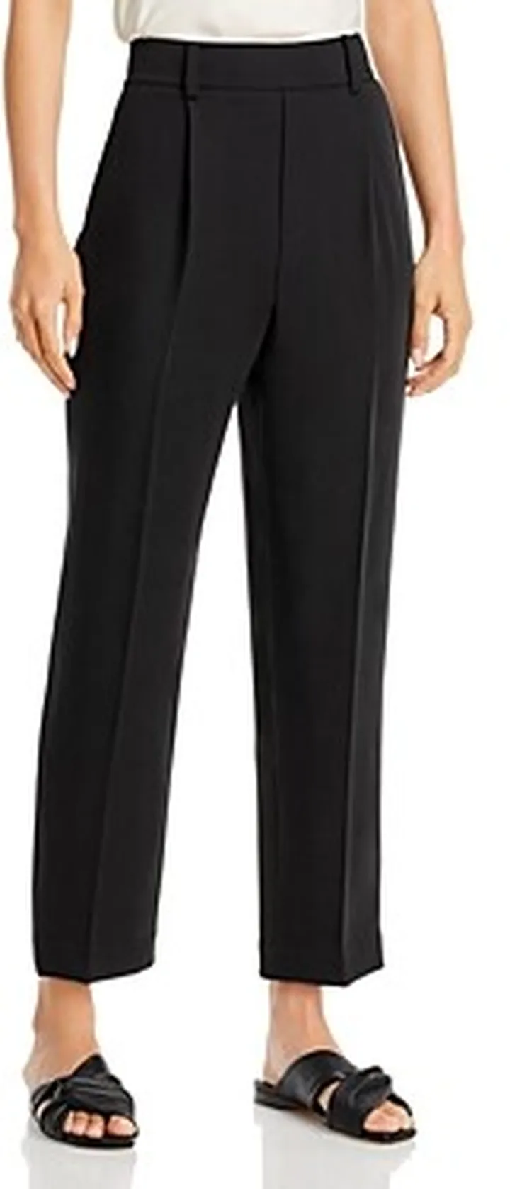 Vince Pleat Front Cropped Pants