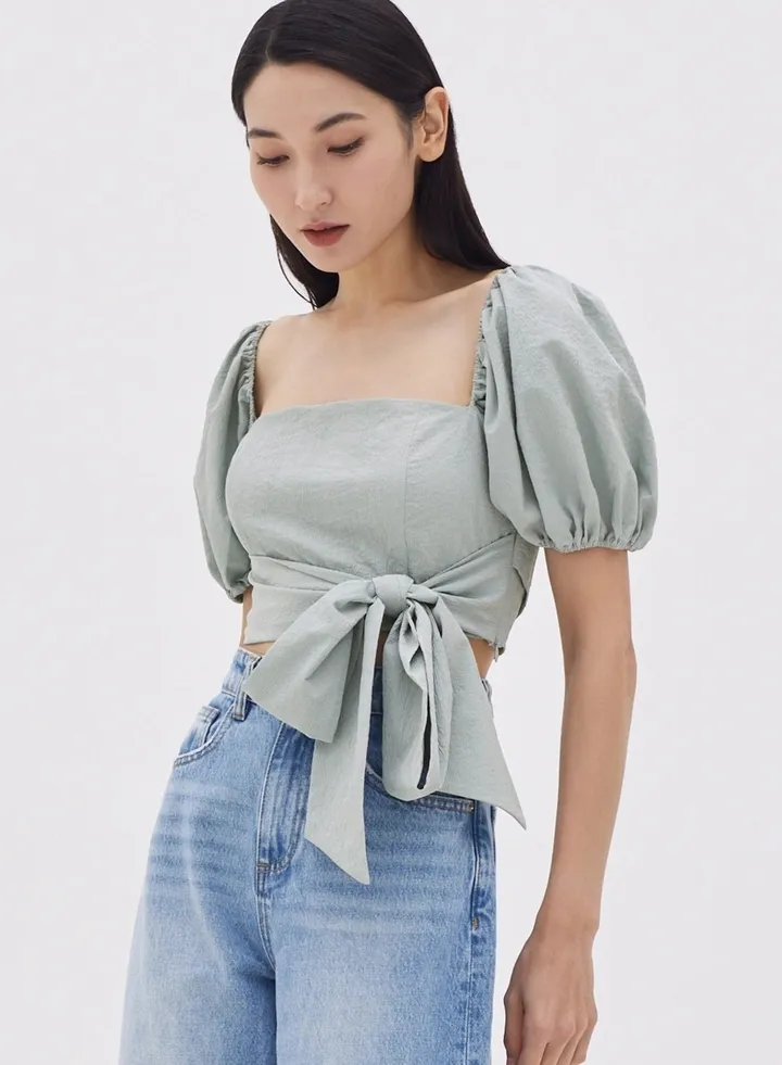 Paris Grey Top
