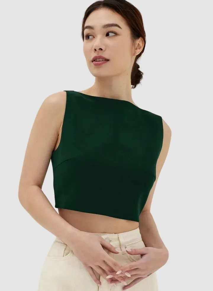 Kiev Dark Green Top