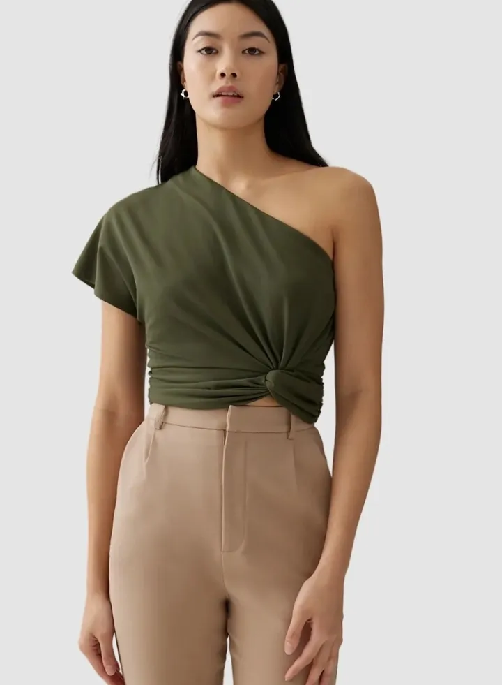 Sydney Olive Top