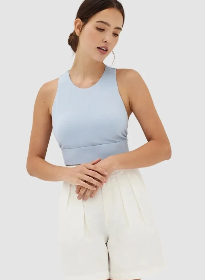 Warsaw Baby Blue Top