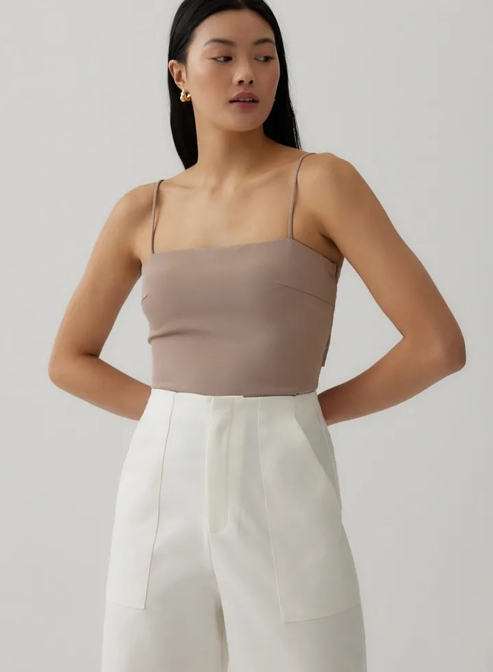 Brussels Dusty Beige Top