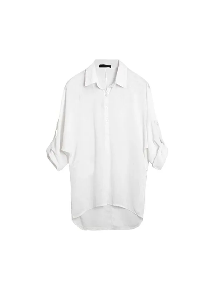 Asymmetrical Tunic White