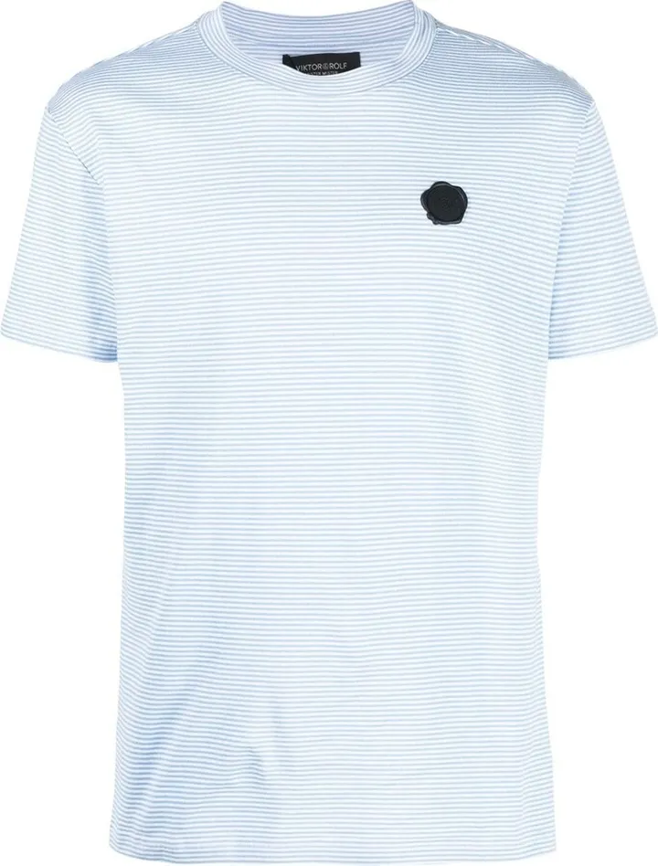 logo-patch cotton T-shirt