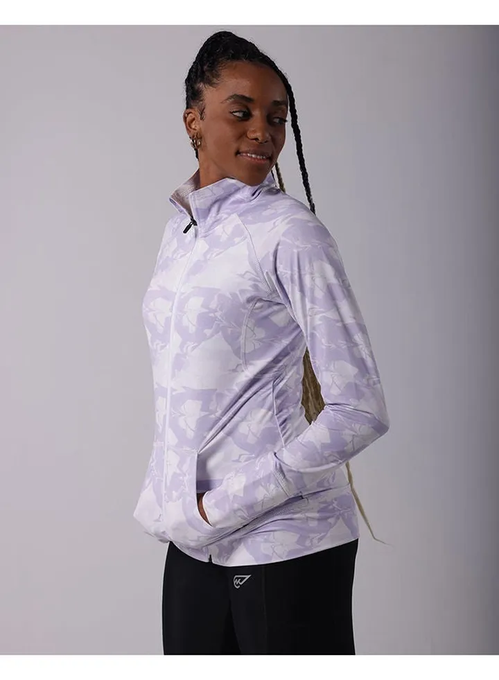 Purple Marble Track Top