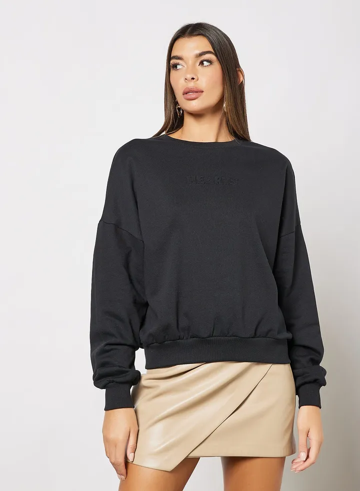 Oversized Sweatshirt Black