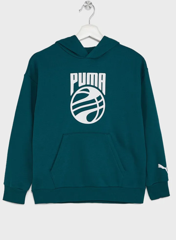 Kids Basketball Posterize Hoodie