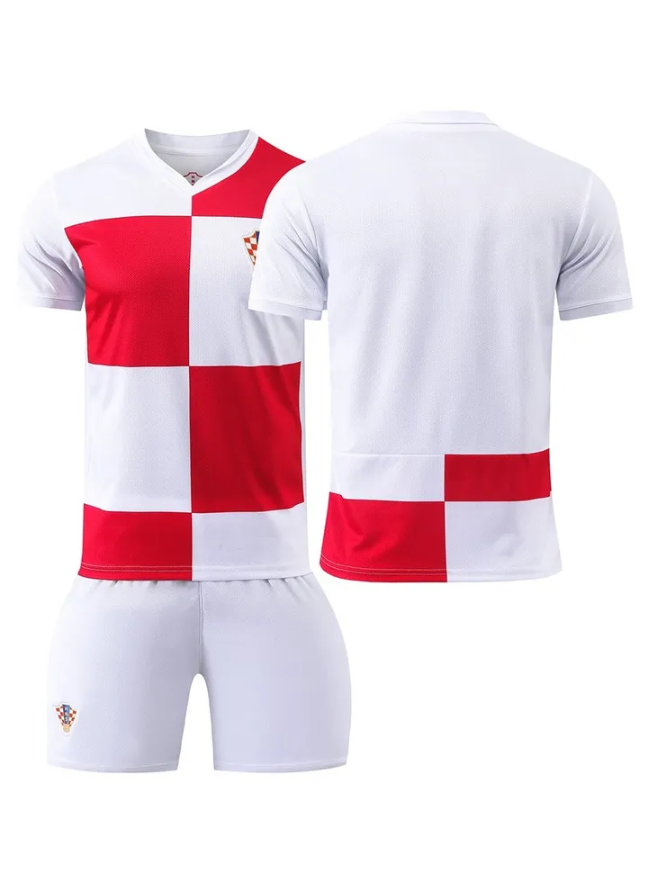 2024 European Cup children's and youth football uniform two-piece suit no number