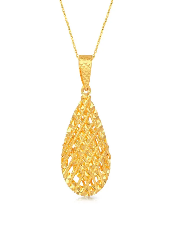 22 Carat (916) Purity Yellow Gold Pendant PD1008530_Y For Women