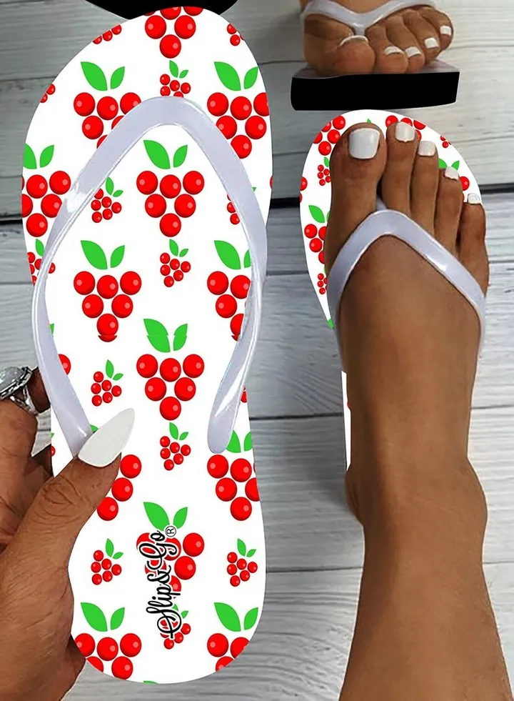 Women's Medical Slipper With Multi-colored Print