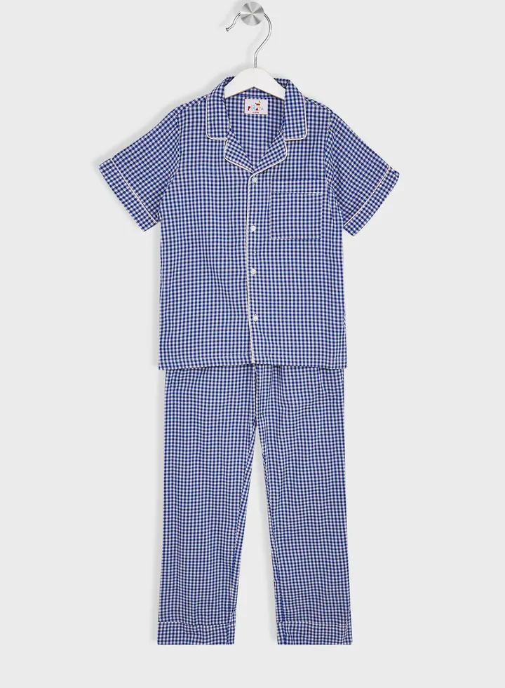 Girls Printed Long Sleeve Pajama Sets