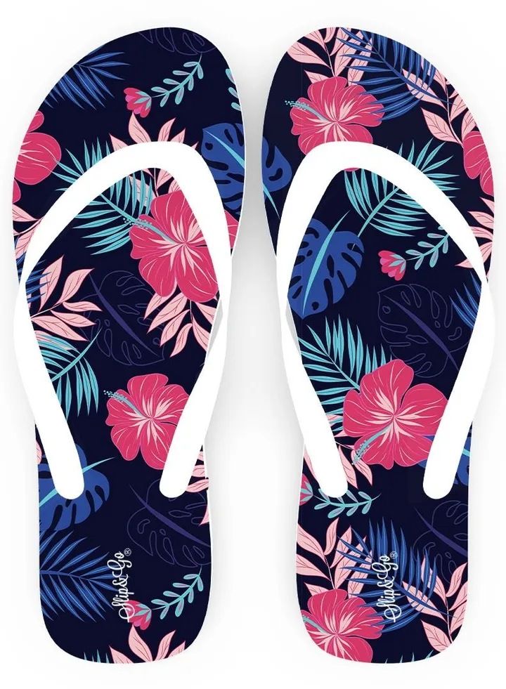 Sea Flip Flop Flowers