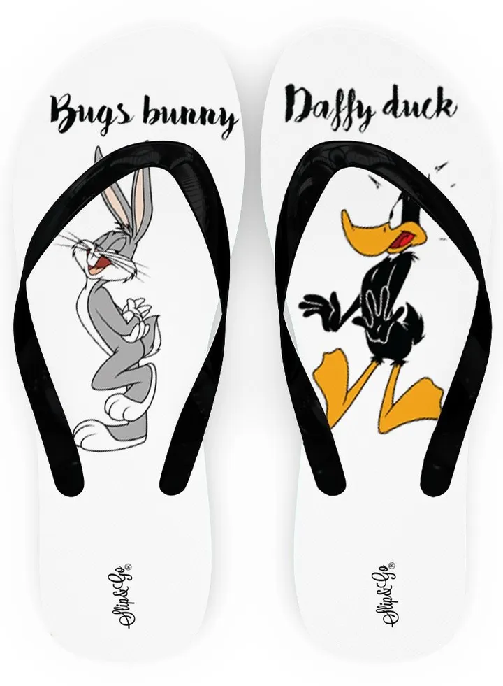 Sea Flip Flop Bugs Bunny And Daffy Duck