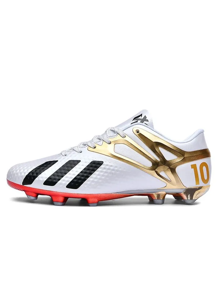 Adult and Children's Gradient Electroplated Long Nail Training Low Top Football Boots