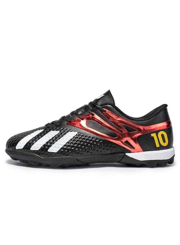 Adult and children's gradient electroplating training low top football boots