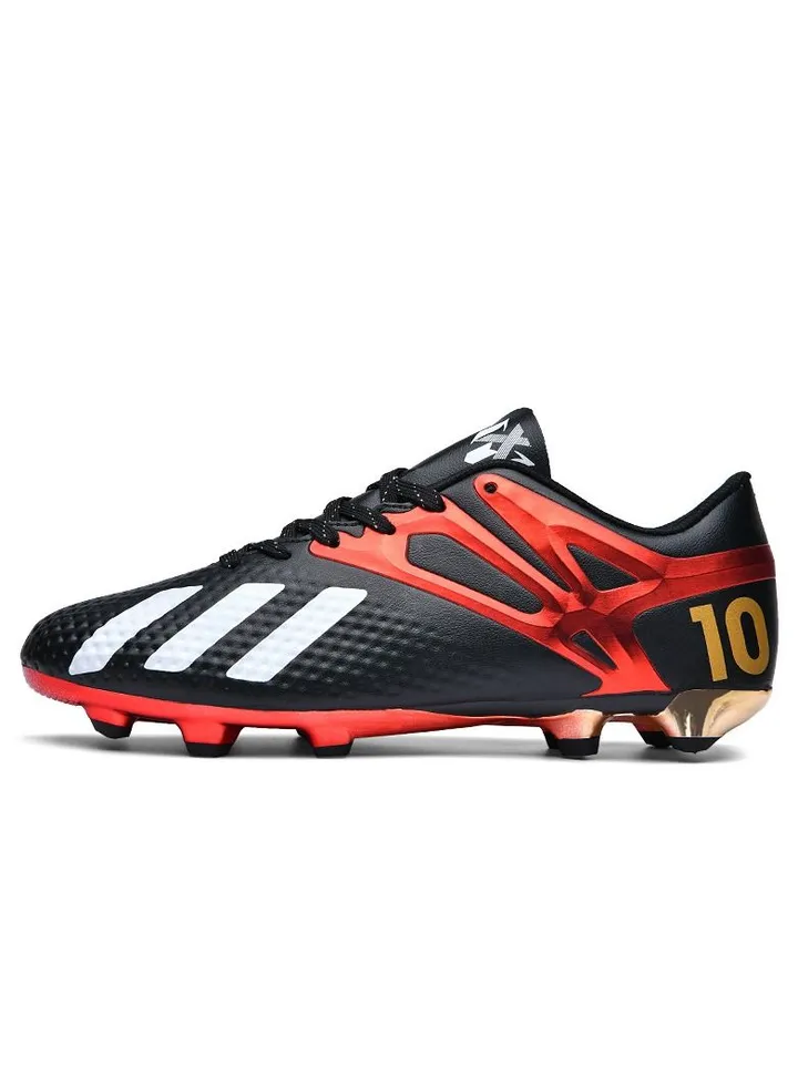 Adult and Children's Gradient Electroplated Long Nail Training Low Top Football Boots