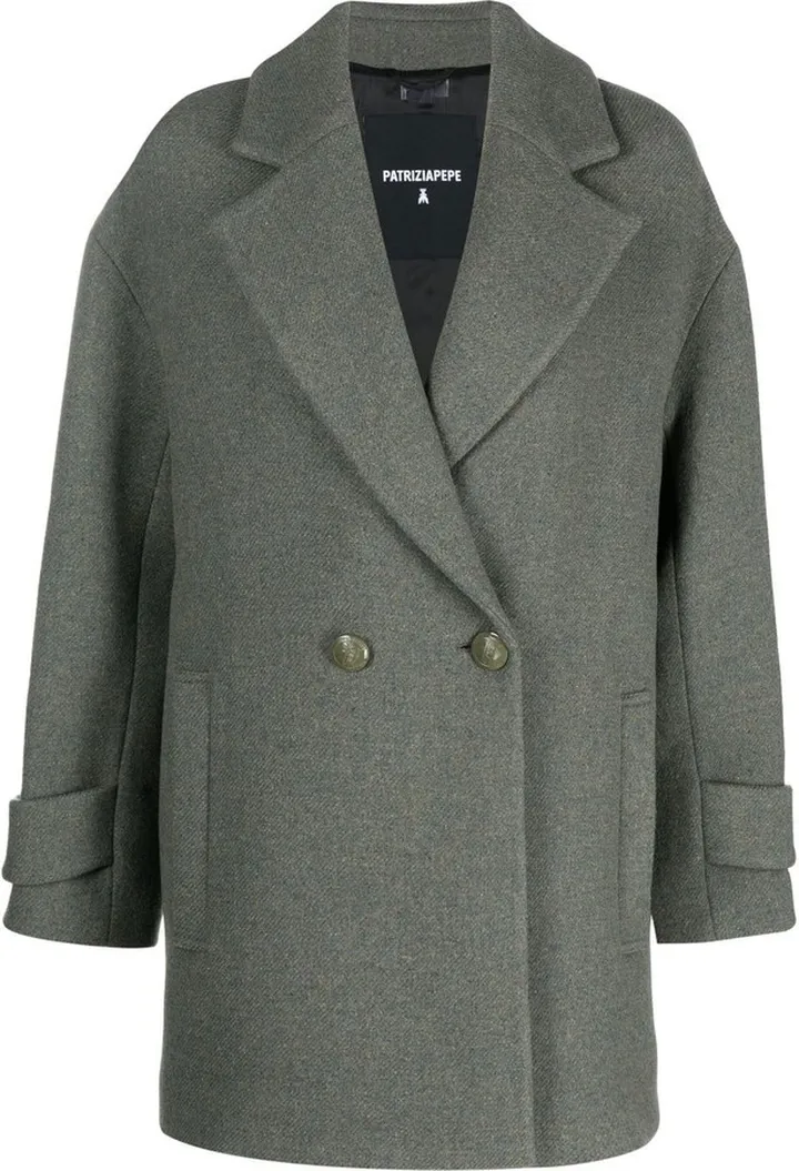 Double-Breasted Wool Coat