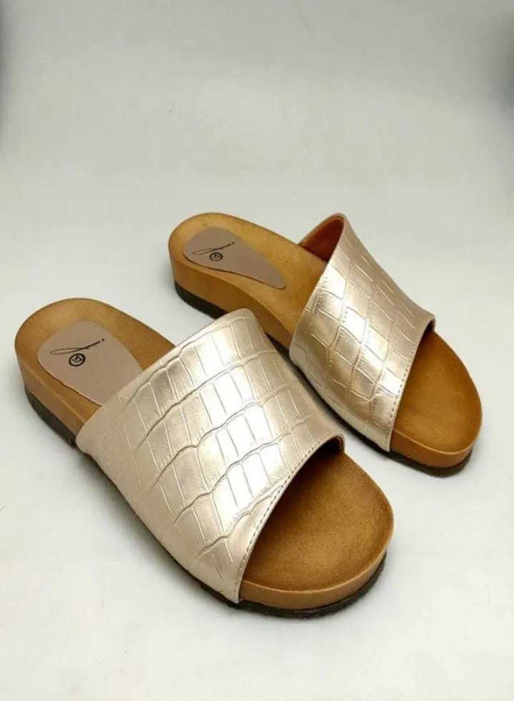Women Sandal-Gold