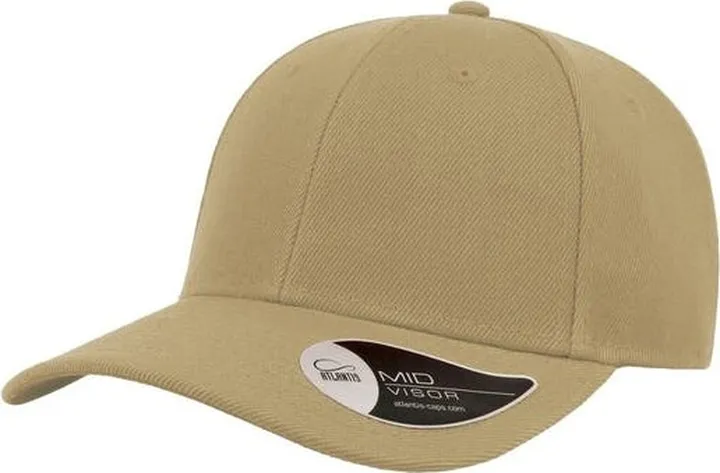 Atlantis Beat Structured 6 Panel Cap - Brown