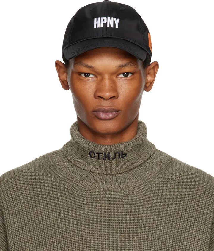 Heron Preston Black 'HPNY' Cap