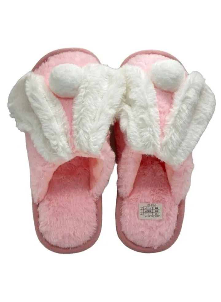 Women's fur slippers
