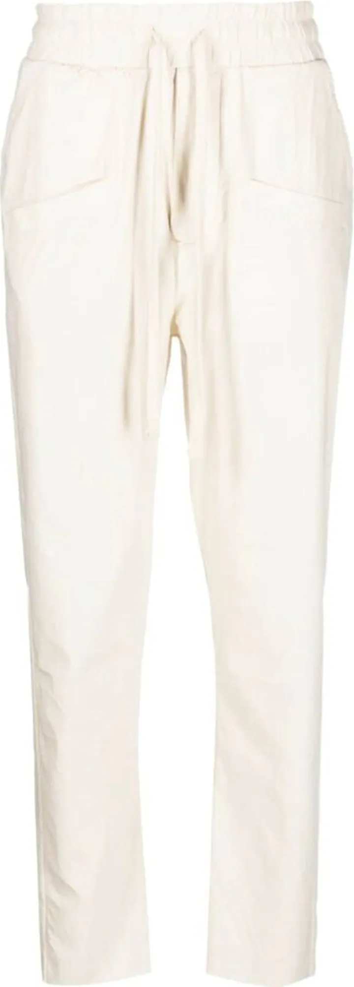 Slim-Cut Drawstring-Waist Trousers