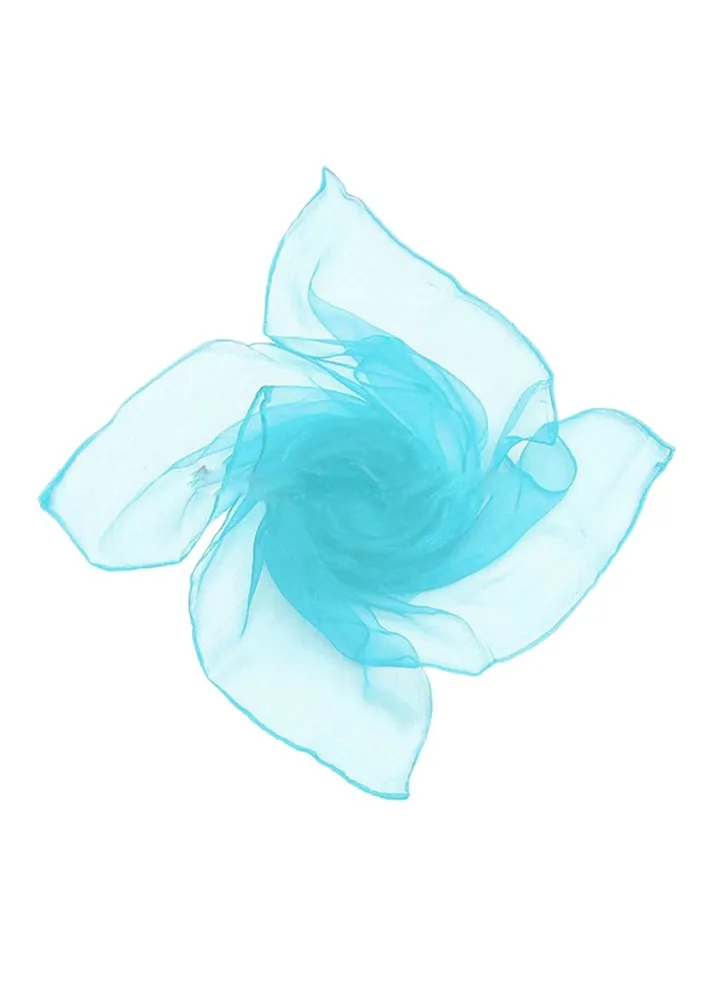 Pure Candy Color Soft Square Scarf Light Blue