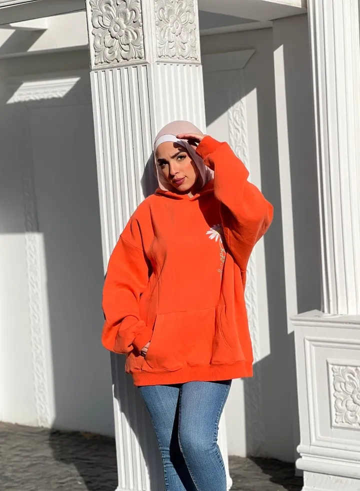 Quilted cotton sweatshirt