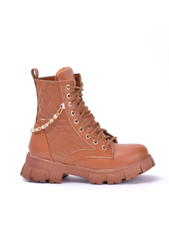 High Quality Half Boot Cabotone Leather and Zipper-Havan