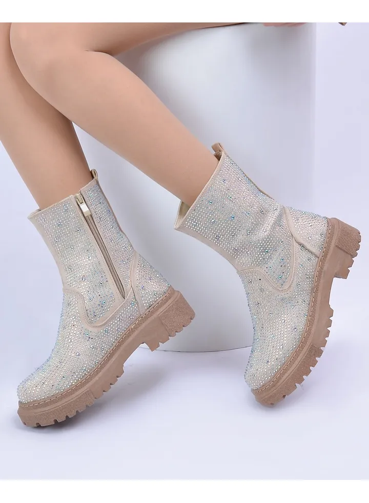 Half-boot stress B-15-Beige