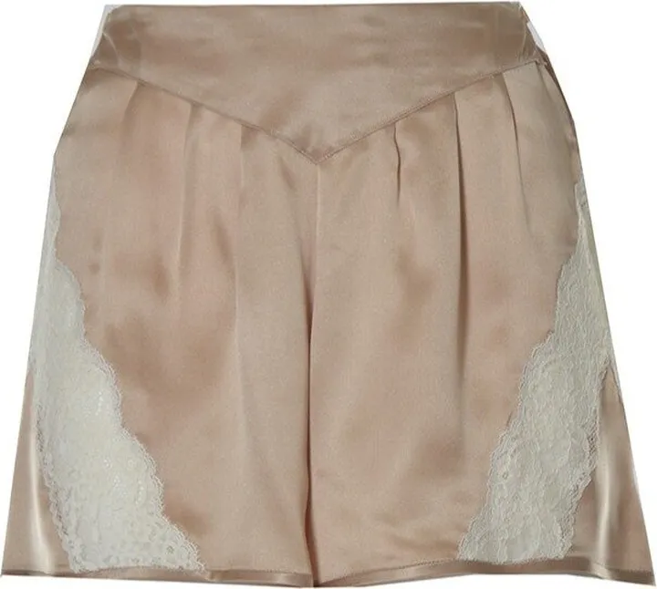 Maison Margiela Lace Detailed Elasticated-Waist Shorts