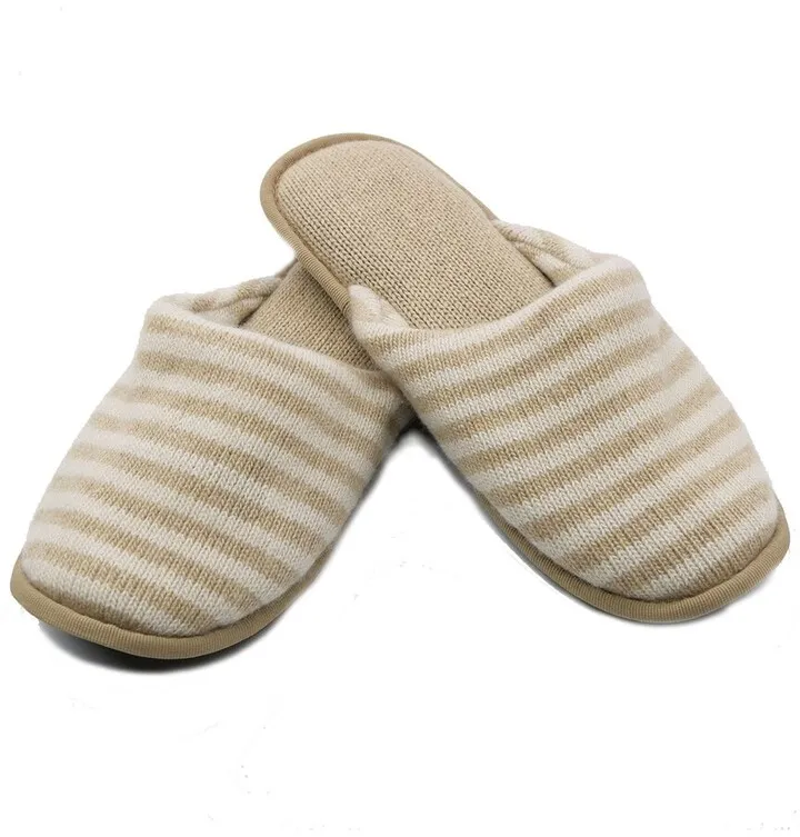 Portolano Ladies Striped Slippers