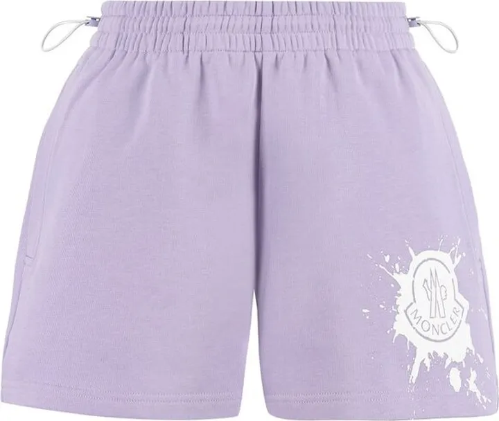 Moncler Logo Printed Elasticated Waist Shorts
