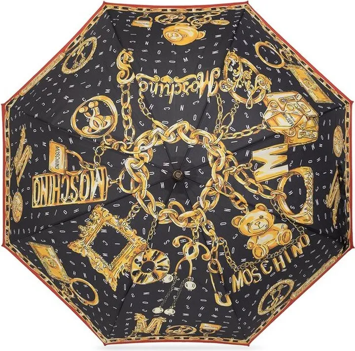 Moschino Baroque Pattern-Printed Folded Umbrella