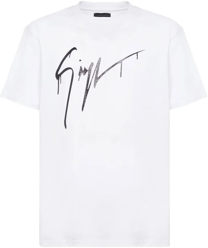 spray paint logo T-shirt