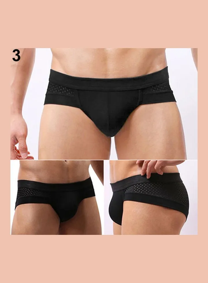 Solid Brief Black
