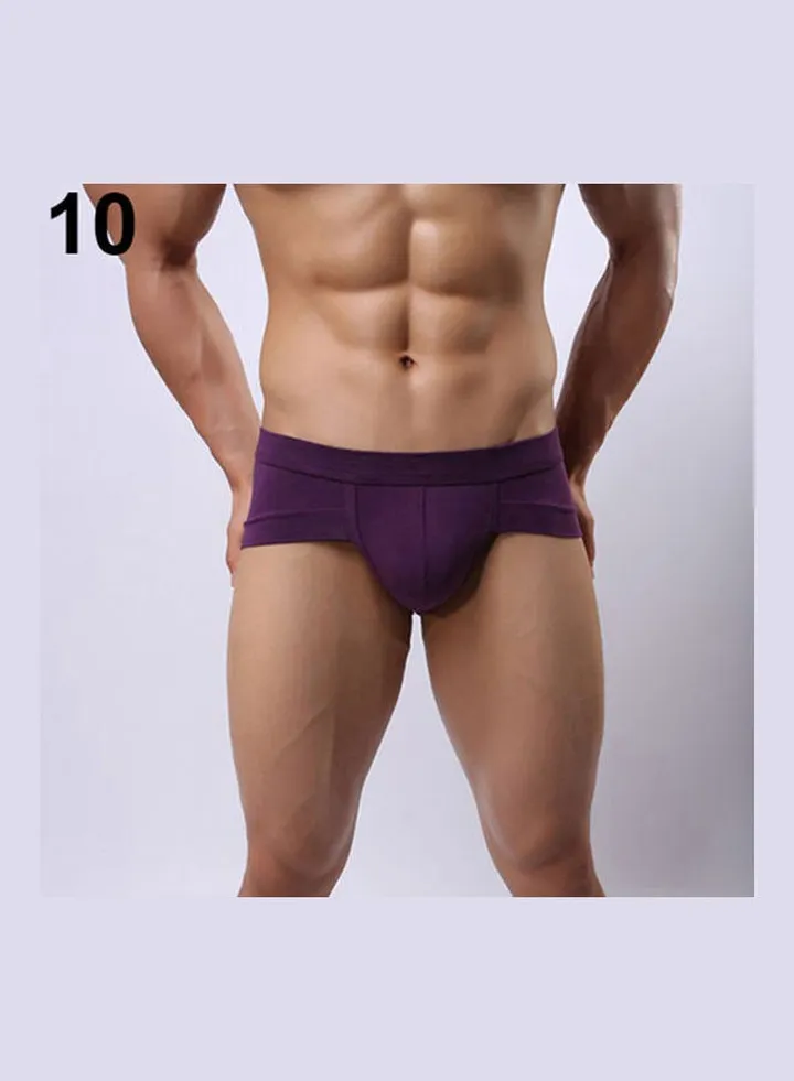 Solid Brief Purple