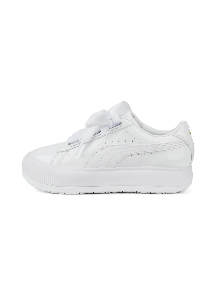 Mayu Heart Patent Womens Low Top Sneakers