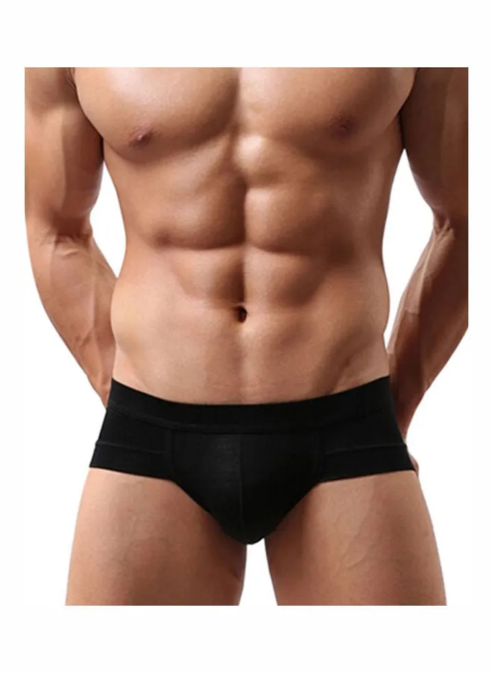 Solid Brief Black