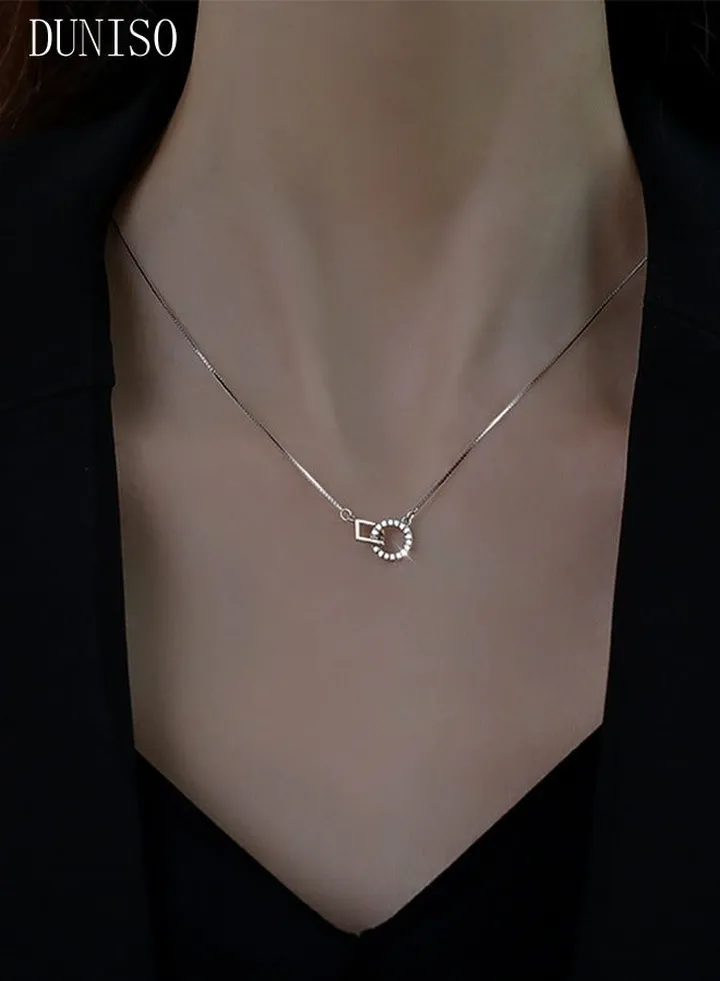 Drop-Shaped Pendant Necklace For Women and Girls Trendy Fashion Accessories with a Unique Minimalist Vibe Fashion Jewelry Dress Accessories