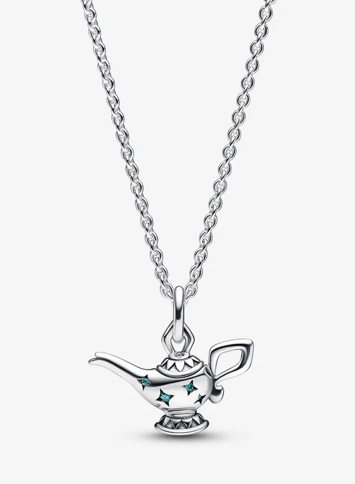 Disney Aladdin Magic Lamp Pendant Collier Necklace for Women