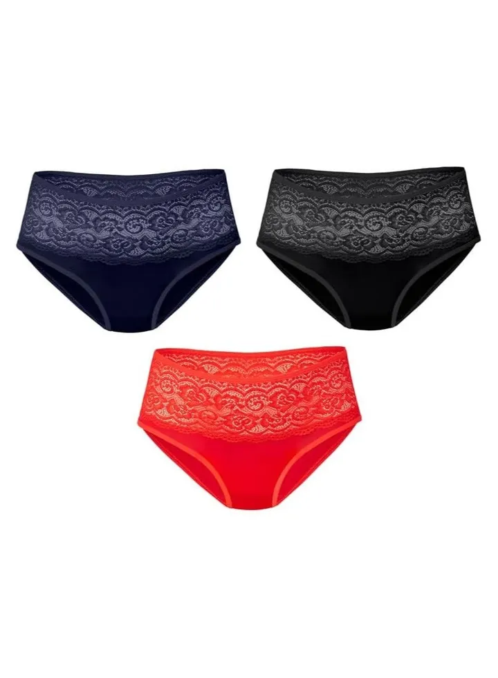 YOUNG UNDERWEAR | Women’s 100% Cotton Underwear | Elegant Lace-Trimmed Women's Underwear | Ultimate Comfort and Style